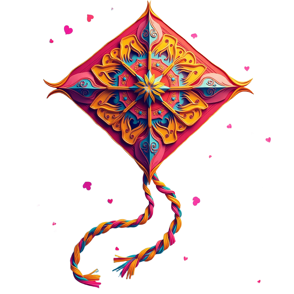 Colorful Mandala Kite